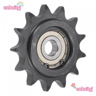 AHTY Convex Idler Gear, 10mm Bore 1/2" Pitch 13 Tooth Chain Idler Sprocket, with Insert C45 Carbon S