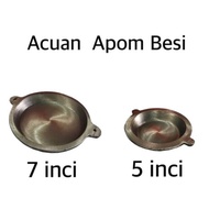 7 INCH AND 5 INCH IRON BACK APOM CAKE MOLD
