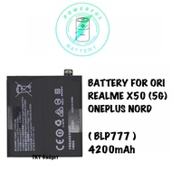 COMPATIBLE BATTERY FOR ORI REALME X50 5G / ONEPLUS NORD (BLP777) 4200mAh