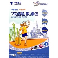 中國電信一卡兩號電話卡 內地數據卡 大陸上網卡 中國流量卡 中國數據卡