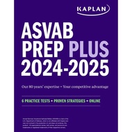 [9A290] ASVAB Prep Plus 2024-2025 6 Practice Tests + Proven Strategies (Kaplan Test Prep) | EPUB