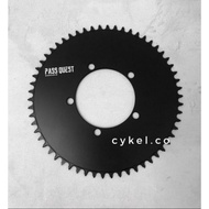 Pass quest chainring Bcd 130 full black passquest