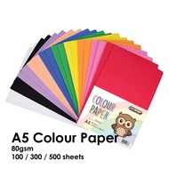 Paper Colour A5 / Kertas Warna Saiz A5 / Multipurpose Simili Paper Colour A5 80gsm Paper