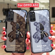 OPPO A92 Casing OPPO A94 A57 Case Luxury Organic Glass Shockproof case