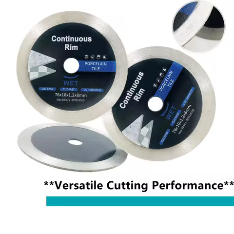 Diamond Cutting Blad 76mm Stone Cutting Disc Mini Circular Saw Blade for Cutting Concrete Ceramic Br