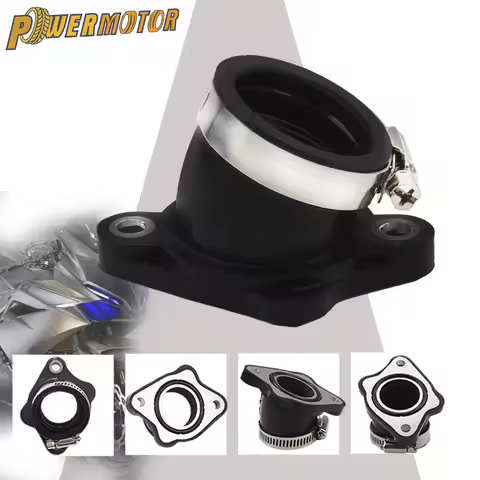 Motorcycle CB250 Carburetor Adapter Intake Manifold Rubber Interfac for Pwk BSE MOJO 250cc Mikuni Ko