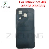 For Infinix hot 40i X6528 X6528B Battery Back cover Housing middle frame + Button + LCD Front frame