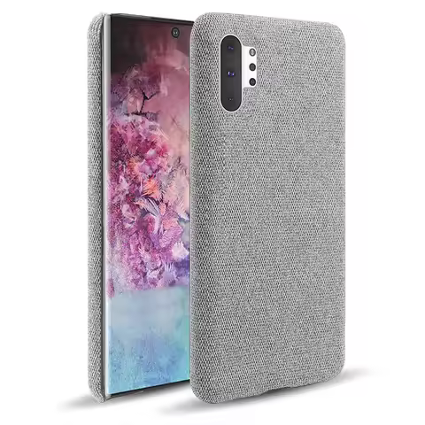 Cloth Cases For Samsung Galaxy Note 10 Plus Case Note 10+ Slim Retro Cloth Hard Phone Cover For Sams