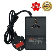 200W 300W Voltage Transformer Converter 220V To 110V Step Down Power UK 3 Pin Plug