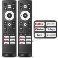 [Pek 2 unit] untuk Penggantian Alat Kawalan Jauh TV Hisense, Serasi dengan TV Pintar Hisense Google 