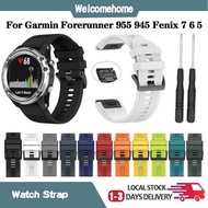 22mm WatchBand for For Garmin Fenix 7 / Fenix 5 Plus / Fenix 6 Silicone Smart Watch Strap