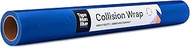 Crash Wrap, 36 inch x 100 feet, Blue Collision Wrap for Damaged Vehicles & Car Windows, Self Adhesiv