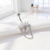L&R Stainless Steel Hypoallergenic Navel Jewelry Butterfly Heart Bow Moon Shape Unique Belly Button 