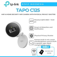 TP-LINK TAPO C125 4MP AI HOME SECURITY 2 WAY AUDIO WIFI CAMERA WITH PHYSICAL PRIVACY SHUTTER FREE MI