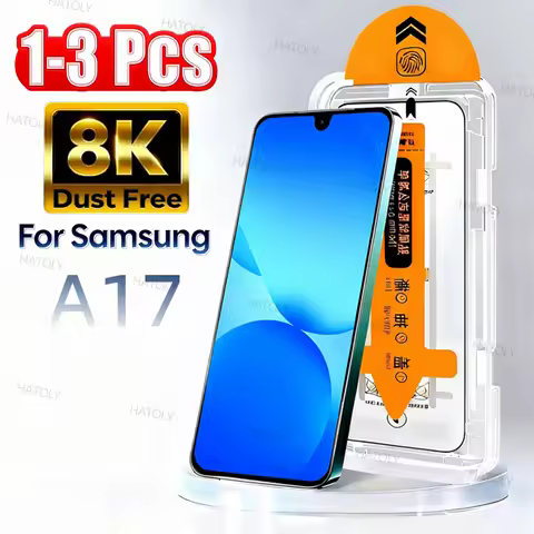 Dust Free Tempered Glass For Samsung Galaxy A17 5G Easy Install Screen Protector Samsung Galaxy A17