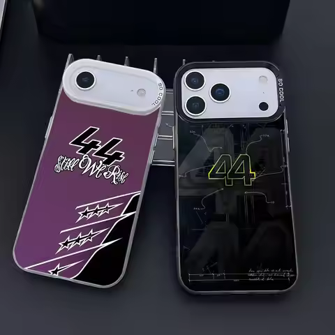 L-Lewis H-Hamiltons F1 44 Phone Case For iPhone 12 13 14 15 16 17Pro Max Plus Protect Plating Phone 