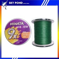 HINATA X9 PE Braided line 200m (15lbs/29lbs.30lbs.40lbs/50lbs)