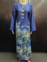 Baju Kurung Pahang Batik Sofia (KPB23121) Jacquard Silk BBSjb
