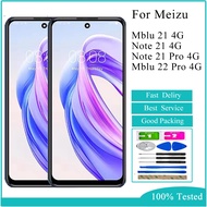 For Meizu Mblu 21 4G Mblu 22 Pro 4G Note 21 Note 21 Pro 4G LCD Display Touch Screen Replacement