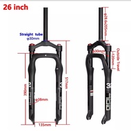 Bolany fatbike air fork 4.0" snow bike suspension 26" X 4.0 fat bike