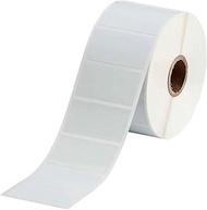 Brady THT-156-492-1.5-SC 1.9" Width x 1" Height, B-492 Polyester, Matte Finish White Freezerbondz Th