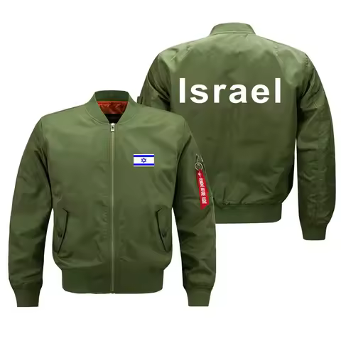New Israel Pilot Jacket Men Military Tactical MA-1 Classic Jackets Male Spring and Autumn Baseball C