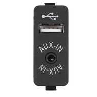Car USB AUX In Plug Auxiliary Input Socket Adapter for BMW E81 E87 E90 F10 F12 E70 X4 X5 X6