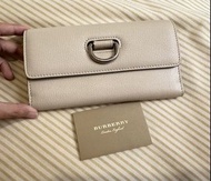 Burberry leather long wallet