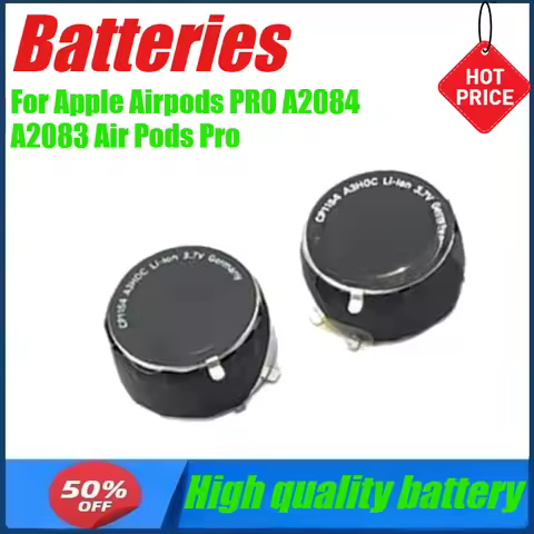 3.7V Replace Battery for Apple Airpods PRO A2083 A2084 Air Pods Pro Batteries Left and Right