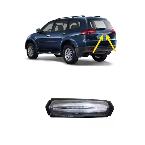 1 Piece Rear License Lamp for Pajero Sport KH KS 2007-2017 Rear License Light with for Montero Sport