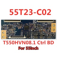55T23-C02 1pc TCON Board T550HVN08.1 Ctrl BD 55T23-C02 TV T-CON Logic Board for 42inch 55inch,guaran