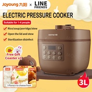 【Line Friends】Multifunctional Electric Pressure Cooker Co-branded Joyoung 3L Mini Smart Household Pressure Cooker Cute Rice Cooker