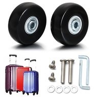 2pcs 40/50MM Suitcase Luggage Wheel Replacement Parts Rubber Roller For Lojel