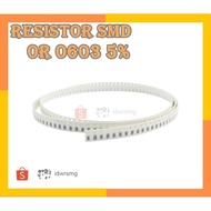 SMD 0R Resistor 0 Ohm 0603 5%