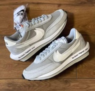 ✨紫鑽認證 Fragment Design x Sacai 2.0 x Nike LDWaffle 解構低幫灰白休閒鞋