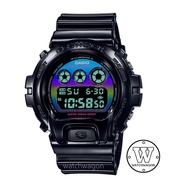 Casio G-Shock DW-6900RGB-1 Virtual Rainbow Series Digital Gents Watch Black Glossy Band dw-6900 dw6900