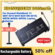 High-Quality HB4593J6ECW 3665mAh 11.4V Battery for Huawei MateBook 13 WRT-W19 WX9 W29 HN-W19L WRTB-W