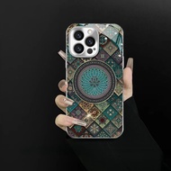 Ethnic Totem Suitable for Apple 17PROMAX Phone Case iPhone16 Niche 15 Design Sense 14 Hard Case 13
