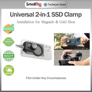 SMALLRIG Universal 2in1 SSD Holder for MagSafe with Cold Shoe Cable Clamp