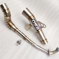 Ekzos DS4 SUPER Open Exzos Open Spec Daeng sai4 exhaust pipe for xrm 125 wave fury RS125 raider j sm