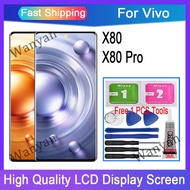 OEM AMOLED For Vivo X80 X80 Pro LCD Touch Screen Digitizer Replacement