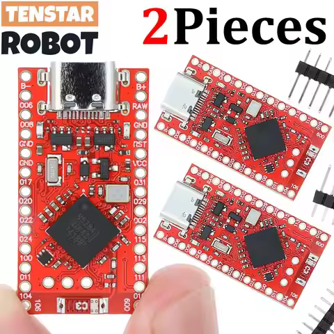 TENSTAR 2pcs NRF52840 Development Board Compatible With Nice!Nano V2.0 Bluetooth Split Keyboard Pro 