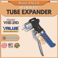 VALUE Hydraulic Tube Expander VHE-29D & Tube O.D 7/8" / 1-1/8" / 1-3/8" / 1-5/8"