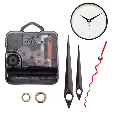 1 SET DIY Repair Kits Home Decor Hour/Minute/Second Bell Accessories Quartz Clock Parts Movement Mec