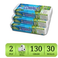 Cutie Compact Eco-Friendly Toilet Rolls 10rolls (Blue) x 3pkts (3in1) Toilet Paper