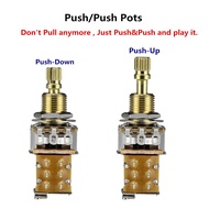 KR-(Free Shipping)1PCS Guitar Potentiometer Push Push Potentiometer A250K / B250K / A500K / B500K Co