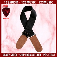 【POS CEPAT】 Soft Acoustic Guitar Strap Tali Gitar Bahu Lembut Tali Gantung Gitar 【FREE PICK】