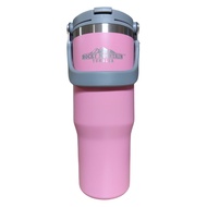 Rocky Mountain Tumbler รุ่นมีหูหิ้วพร้อมที่ดูดน้ำ แก้วเก็บความเย็น สแตนเลส 304 ทั้งใบ (ด้านในและด้าน