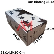 CARDBOARD SHOE BOX 28x14.5x10 cm Star 38-42
