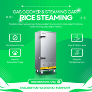 Mesin Penanak Nasi Rice Steaming Cart Fomac RSC-GZF
